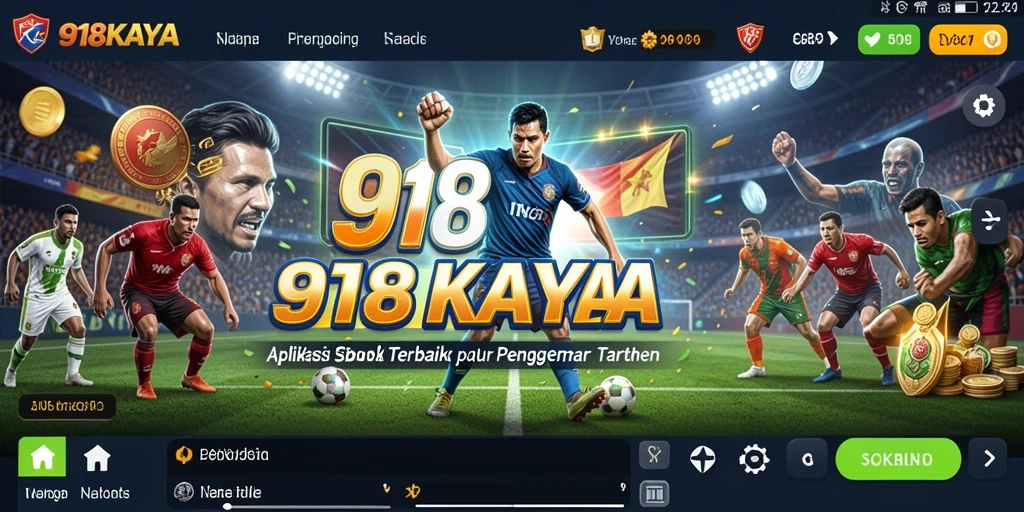 Tampilan menarik dari aplikasi Sportsbook 918KAYA saat permainan berlangsung.