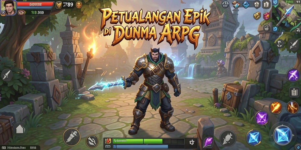 Tampilan menarik dari gameplay C789 dalam petualangan ARPG.