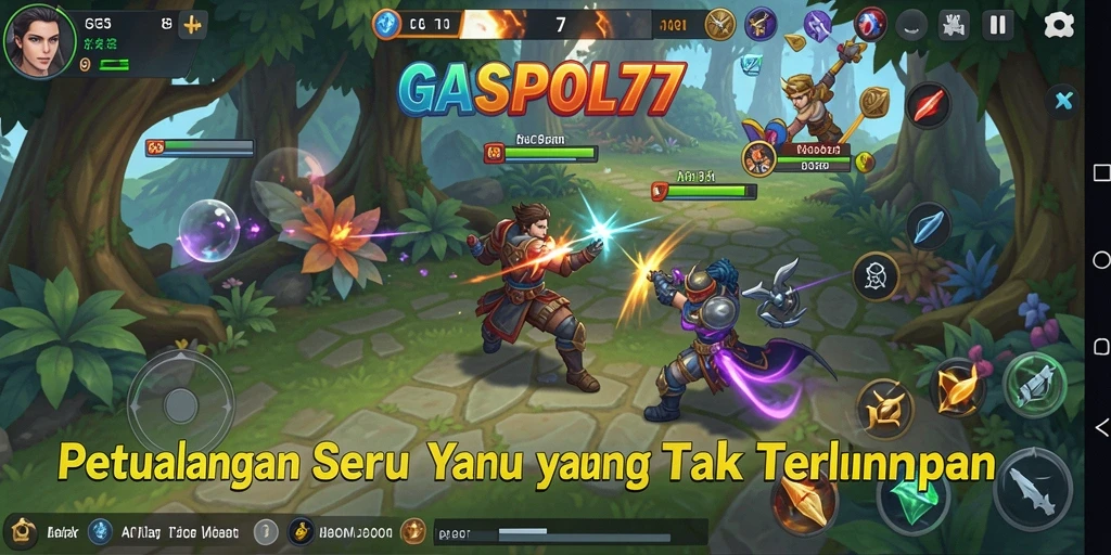 Tampilkan gameplay seru dari GASPOL77 dalam petualangan mendebarkan.