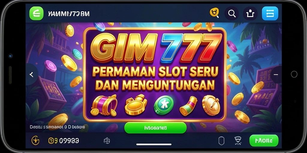 Tampilan menarik dari gameplay Slot GIM777 yang seru.