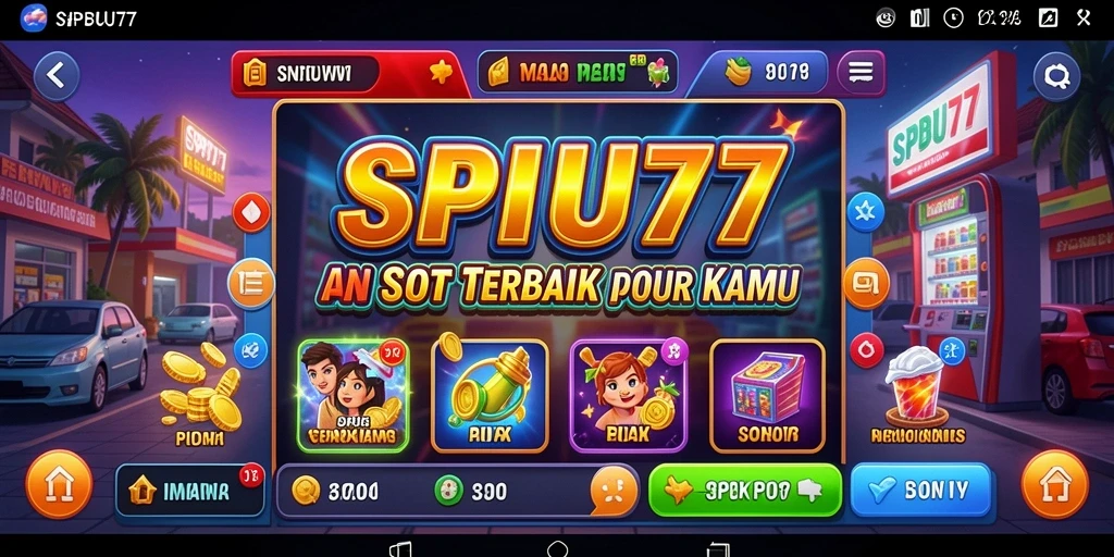 Tampilan gameplay menawan dari SPBU77 dengan efek suara yang menghibur.